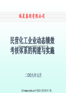 民营化工企业动态绩效考核体系的构建与实施(ppt 69页)(1)