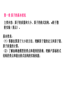 原子物理学知识要点总结