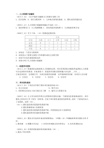 信息系统项目管理师试题_人力资源管理