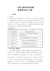 儿童医院住院楼降水方案正版