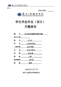 会计职业道德和诚信问题