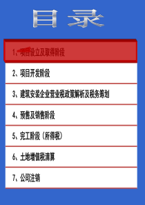 房地产企业财税实操、纳税筹划及税务检查大串讲