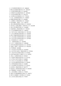 知名化工企业名单XXXX1218