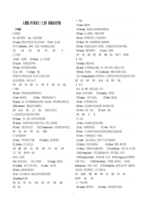 人教版八年级语文(上册)基础知识归集