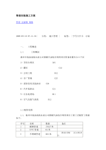 石油化工管道安装施工方案