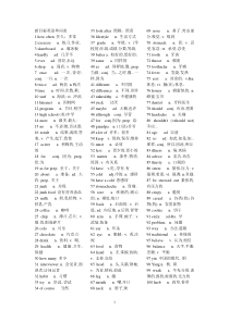 人教版初二新目标英语单词表