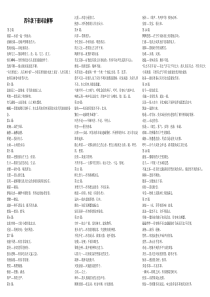 人教版四年级下册词语解释