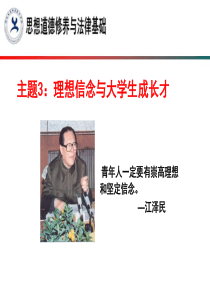 主题3理想信念对大学生成长