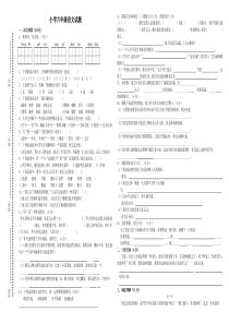 人教版小学六年级语文下册试题