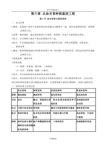 人教版教学教案高一生物必修2第6章第7章知识点归纳