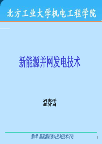 第1章新能源转换与控制技术导论