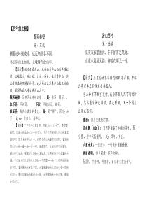 人教版语文四年级至六年级古诗及译文