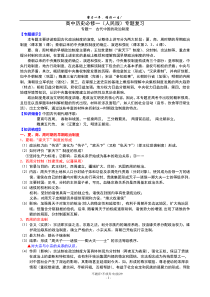 人民版高中历史必修一复习资料2