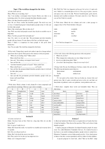 仁爱版初中英语九年级上第一单元Topic 3课文