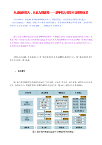 从战略到能力,从能力到课程基于能力模型构建课程体系