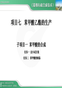 任务一定小试方案任务二苯甲酸的制备