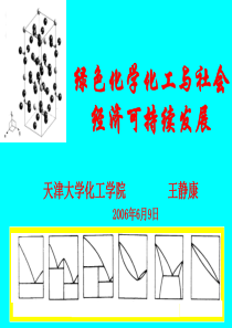 绿色化学化工与社会经济可持续发展-PowerPoint