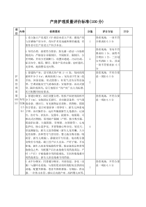 产房护理质量评价标准