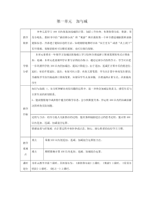 二年级数学第一单元