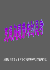 交通问题带来的思考品德与社会四下lsj