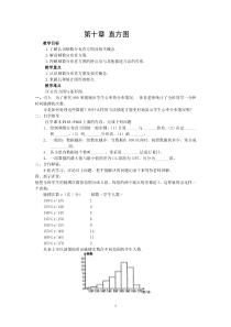 人教版_七年级_数学下册直方图