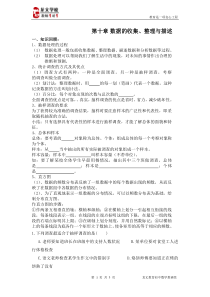 人教版七年级下册数学总复习第十章数据的收集