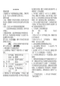 人教版九年级历史下册教案(小) 2