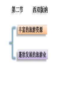 第七章第二节西南边陲的特色旅游区西双版纳(定稿)