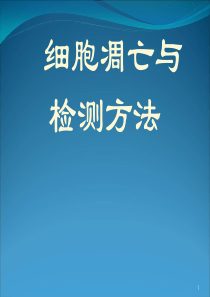 细胞凋亡与检测原理