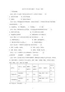 中考化学盐化肥