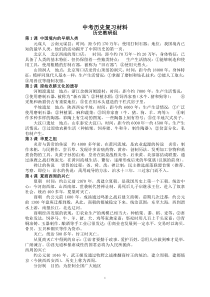 中考历史复习材料