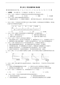 九年级化学全册_第七单元_常见的酸和碱_测试题_(2012新版)鲁教版