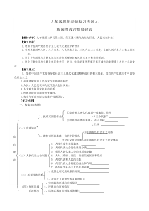 九年级思品专题九我国的政治制度建设