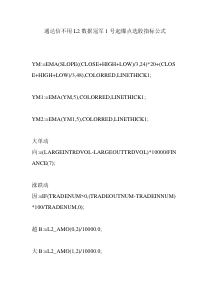 通达信不用L2数据冠军1号起爆点选股指标公式