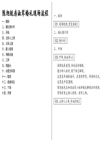 中式婚礼现场流程(主持词)