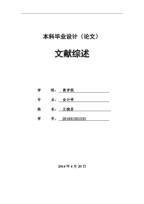 中石油财务报表分析文献综述