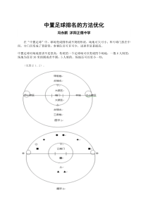 中置足球排名方法优化(冯东新校本教材)