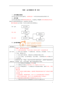 专题二会计基础知识(完整版)