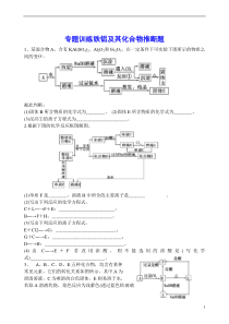 专题练习铁铝及其化合物推断