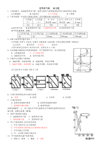 世界的气候练习题
