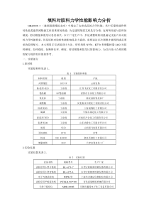 不同填料对胶料综合性能影响力分析