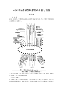 中国国内旅游发展形势的分析与预测