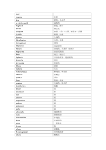 专业英语地质工程Unit1单词