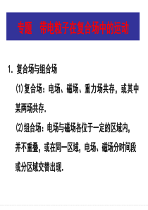 专题八_带电粒子在复合场中的运动.