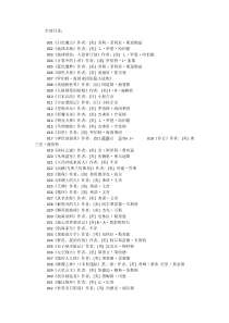 世界科幻大师丛书全集目录(142部)