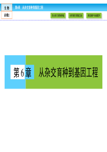 XXXX伴你学教师用书生物人教版必修2备课参考-从杂交育