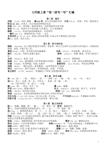 《汉字与书法》知识及诊断(打印版)