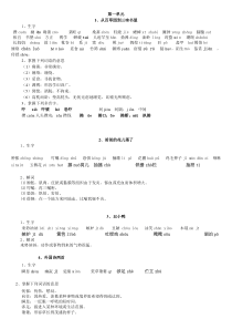 七年级语文下册课文生字词归纳重点