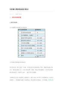 万科施工图审查总结