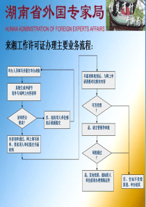 来湘工作许可证办理主要业务流程